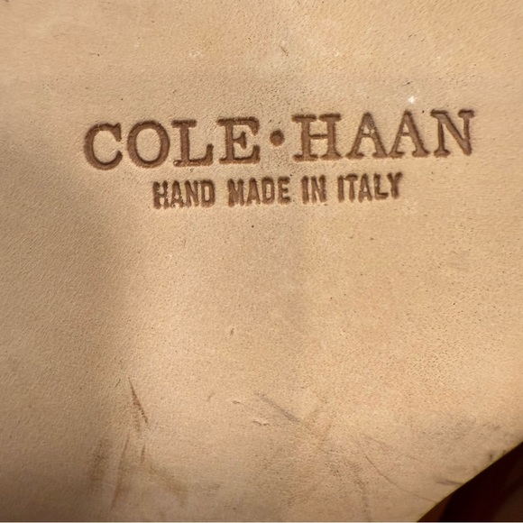 Cole Haan Women’s Brown Patent Leather Block Heel Pumps Made In ITALY Sz 7.5 NEW - Picture 8 of 13